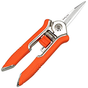 Flora Guard 6.5 Inch Micro-Tip Pruning Snip Leaf Trimmer