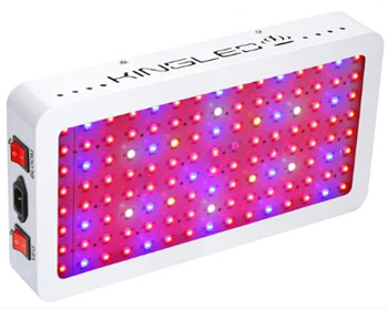 King Plus 1200w LED Grow Light Double Chips Full Spectrum with UV and IR